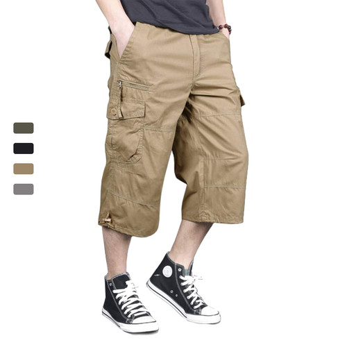Men long elastic cargo - men's,