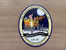 CHRISTMAS pump clip. SLEIGH