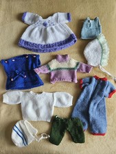 Vintage Knitted Dolls Clothes