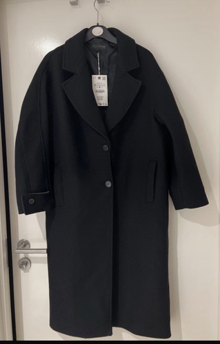 Zara black wool blend - zara,