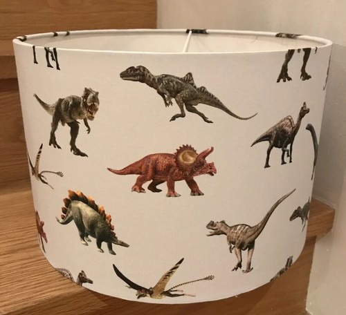 Handmade dinosaur lampshade - handmade,