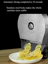 Electric Multi-functional Vegetable Cutter Slicing Cutting Machine Lemon Slicer