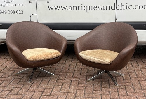 Pair mid century swivel - century,