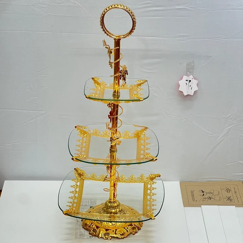 Tier cake stand gold - stand,