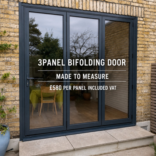 New aluminium panel bifold - new, 3