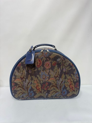 Vintage floral tapestry vanity - floral,