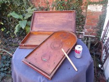 Vintage British Made "The ST.MICHAEL" Bagatelle Board With Wooden Storage Case