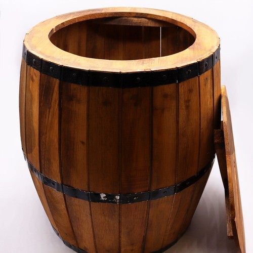 Albasia wood beer barrel - albasia, table