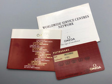 OMEGA SPEEDMASTER REDUCED CAL 1151 T.DATE CALENDAR PICTOGRAM BOOKLETS 3823.30.02