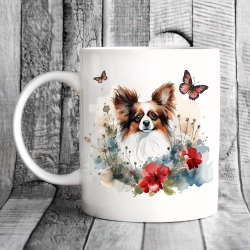 Papillon dog mug ideal - mug,