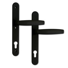 Hoppe Atlanta 92PZ 3 Hole Fix 1530/3346 UPVC Door Handles Furniture Black