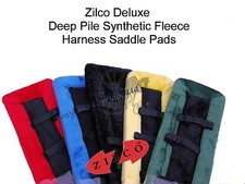 Zilco Deluxe Fleece Driving Harness Saddle Pads Liners 5 Colours 