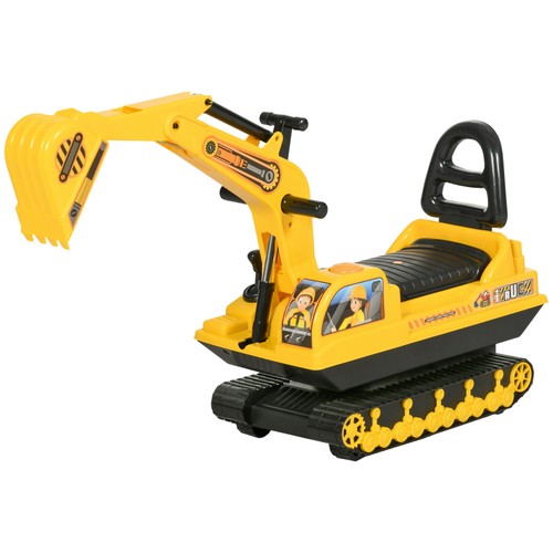 Homcom ride excavator - on,