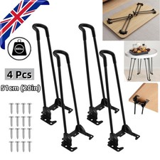 4Pcs Folding Table Legs Metal