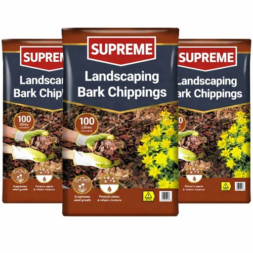 300l garden bark chippings - bark,