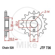 Sprocket Z15 520 726.30.15 for