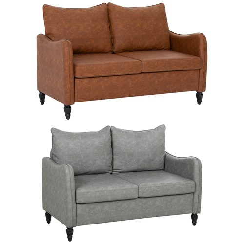 Homcom two seater sofa - homcom, sofa,