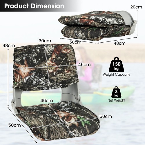 Low back padded boat seat - padded,