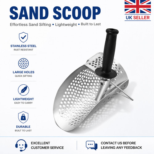 Metal detector sand scoop - sand,