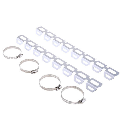 Silver exhaust muffler - silver,