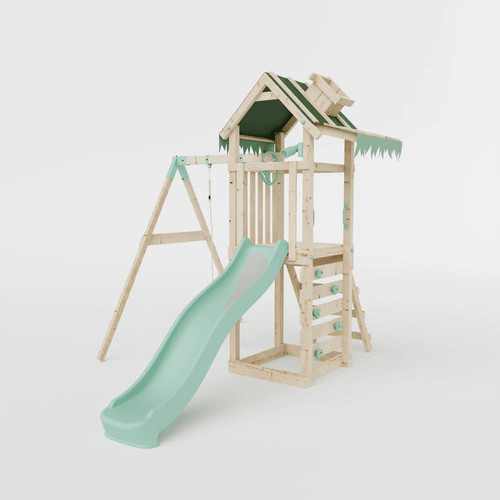 Climbing frame with single - frame,