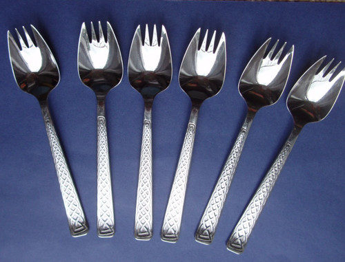 Six viners splayds - splayds, (16.5cm)