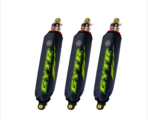 Black blue atv shock - blue, covers