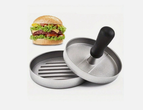 Burger press round stainless - burger,