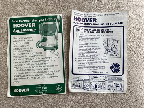Vintage hoover aquamaster - vintage,
