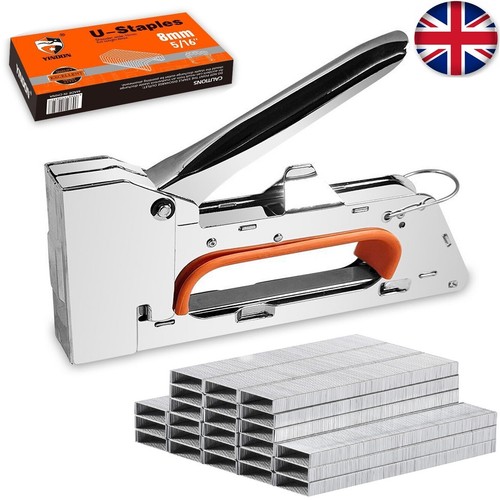 Heavy duty staple gun with - duty,