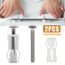 2 Pcs Toilet Fixing Screws