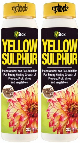 Vitax yellow sulphur 225g - sulphur,