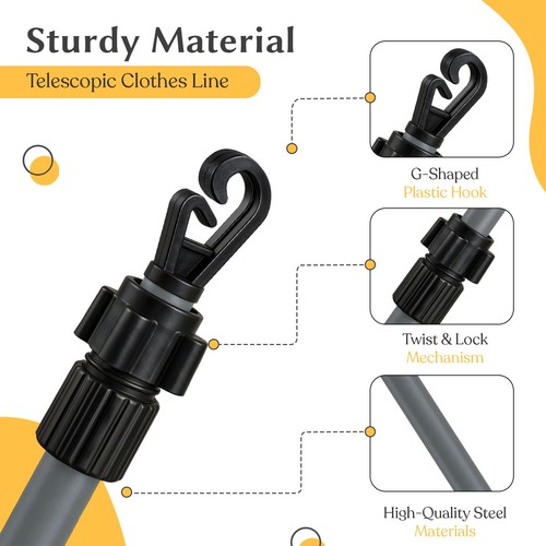 Heavy duty extendable 6m - 2x,