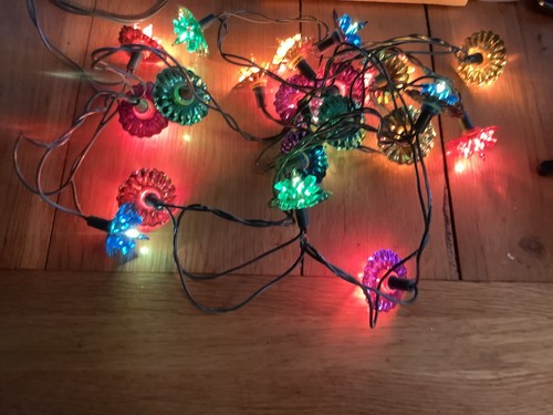 Vintage xmas lights - vintage,