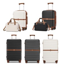 KONO 20/24/28Inch Hard Shell Suitcase 4 Wheels Cabin Hand Luggage & Travel Bag