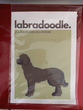 Labradoodle dog print with - print,