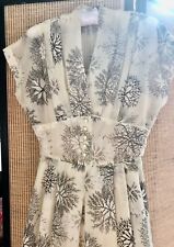 1950s tea length palest yellow