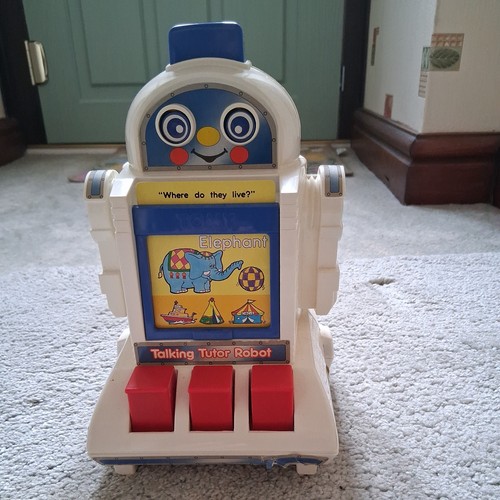 Tomy talking tutor robot - talking,