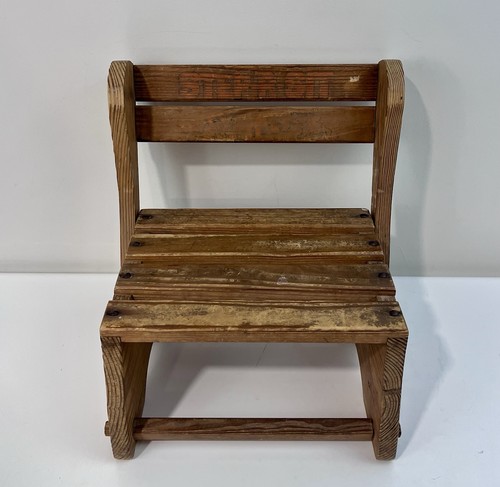 Vintage children chair step - children,