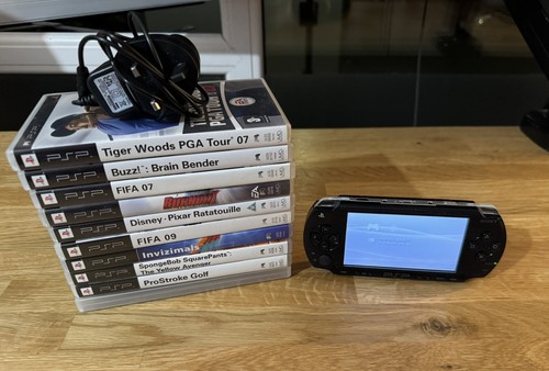 Sony psp black handheld - black,