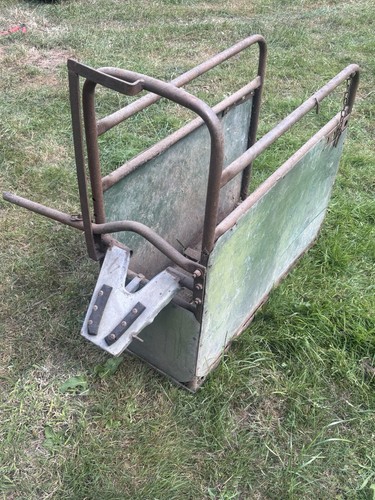 Sheep calf horning crate - /,