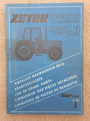 Zetor 9520 9540 tractor parts - zetor,