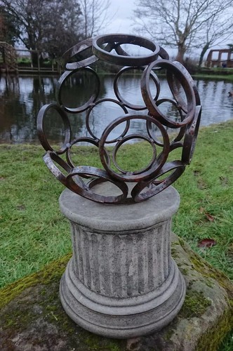 Metal rusty garden - metal,