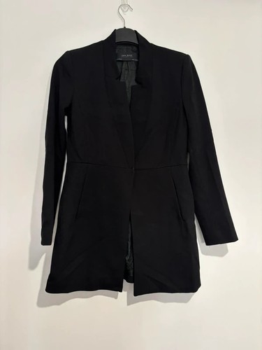 Zara black coat - size, s