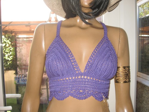 Handmade crochet bralette 100%