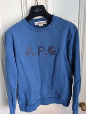 A.P.C. x Carhartt WIP Ice Sweatshirt Small Blue FW19