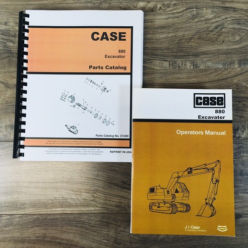 Case 880 excavator - case, parts