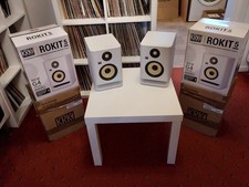 KRK Rokit RP5 G4 Studio Monitors Limited Edition White only opened &  tried once