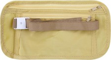 Beige Hidden Money Belt Travel