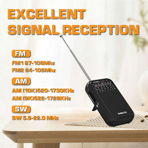 Portable mini radio - am/fm/sw,